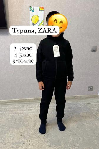 Двойки с начесом ZARA (Турция) спортивка, спорт.костюм 3/4,4/5,5/6,7/8,9/10