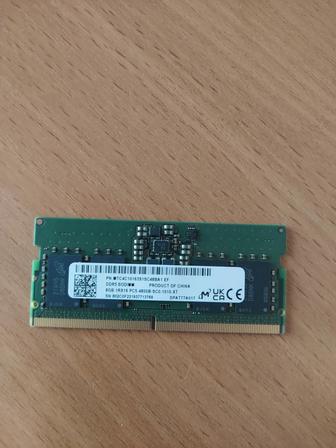 SODIMM DDR5 4800MHZ 8GB 2шт от микрон