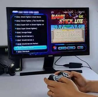 Game stik 4к приставка, консоль игровая 10000 игр