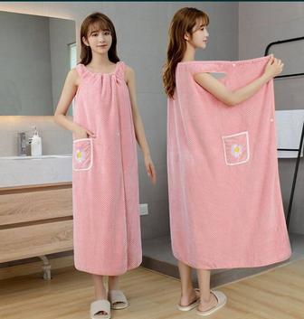 Банный халат полотенце