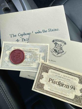 Брелок Гарри Поттер и письмо из Хогвартса