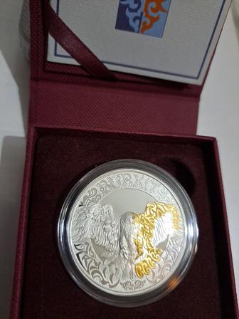 Монета Беркут, серебро