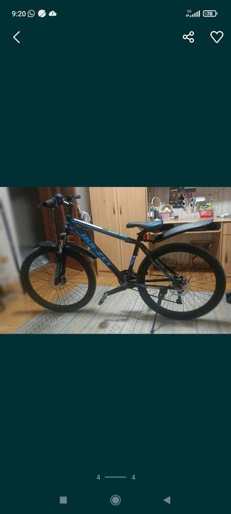Продам велосипед IKS-ZET-24 сине-черный