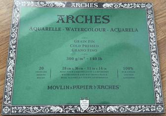 Продам бумагу для акварели из 100% хлопка Arches fin
