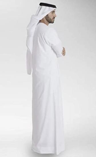 Арабский мужской головной убор белая арафатка + кольцо