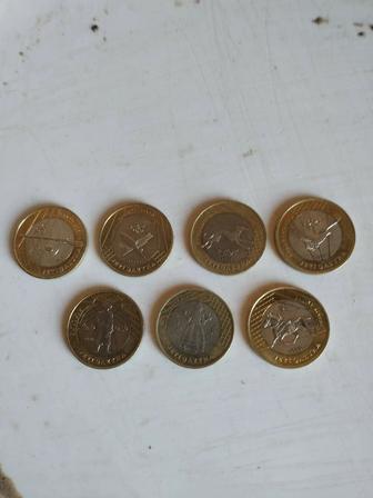 Продам комплект монет100 тенге жетi қазына