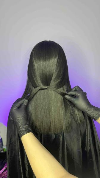 Нанокреватизация волос (выпрямление волос)