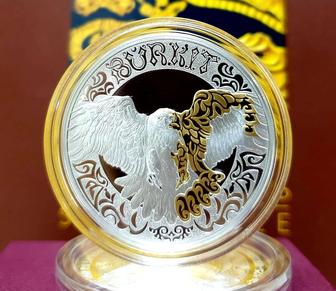 Национальный банк Казахстана монета сувенирная BÚRKIT 500 тенге