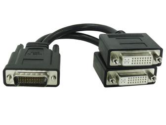 Кабель LFH-60 (DVI 60 pin — 2 х DVI-I) для видеокарт MATROX. Новый.