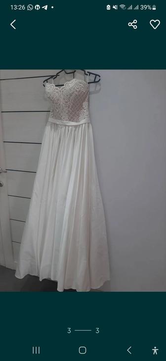 Платье свадебное, размер 44