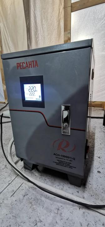 Стабилизатор напряжения РЕСАНТА АСН-15000/1-Ц 15 кВт Однофазный, Релейный