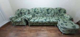 Продам диван с креслом б/к