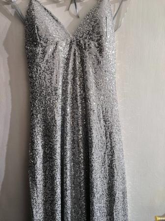 Праздничное платье с пайетками, размер 42-44
