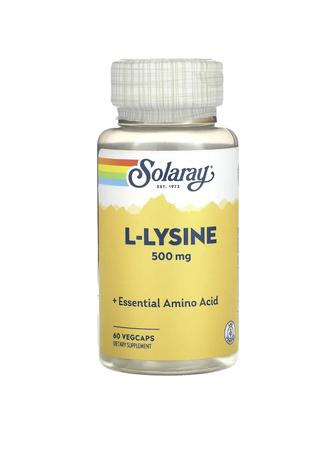 Solaray L-лизин 500 мг 60 капсул