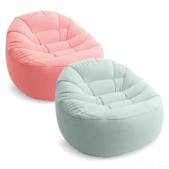 Надувное кресло розовое новое