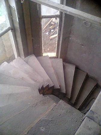 Лестница из бетон