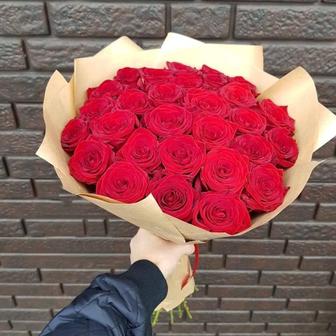Бесплатная доставка цветы розы хризантемы гипсофила Караганда