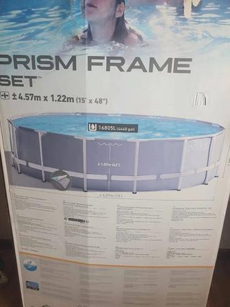 Продам бассейн каркасный Intex Prism Frame