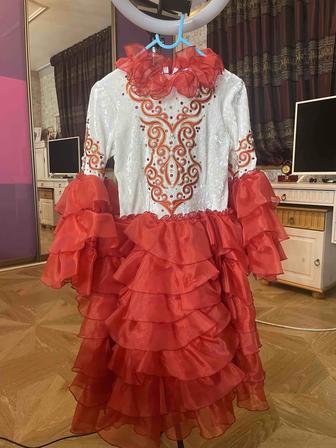 детское казахское традиционное платье