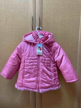 Детская зимняя куртка на девочку, 2-3 годика