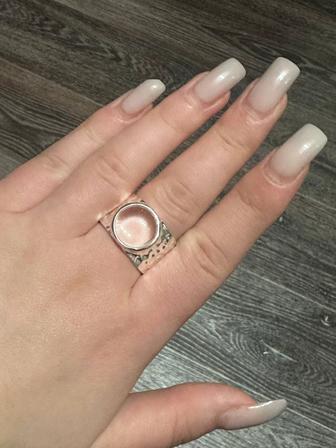 Кольцо серебряное новое