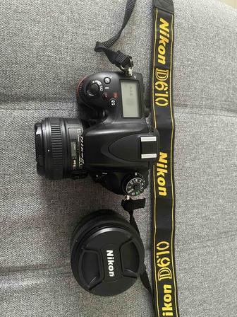 фотоаппарат Nikon D-610 и 2 объектива (Nikon 85mm и 50mm)