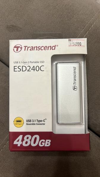 Внешний SSD M.2 (USB 3.1 Gen 2) 480GB Transcend TS480GESD240C