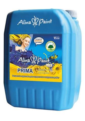 Грунтовка ALINA PAINT Prima - предназначена для укрепления пористых и сильн