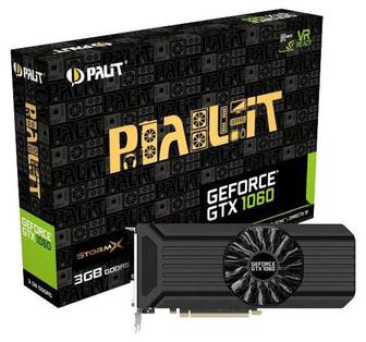 Продаю видеокарту Palit GeForce GTX 1060 StormX 3Gb