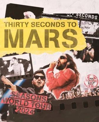 2 билета на 30 Seconds to Mars в Астане 15 октября 2024