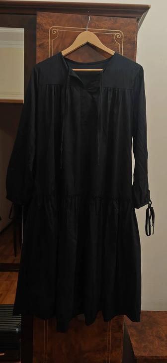 Стильное черное платье free size