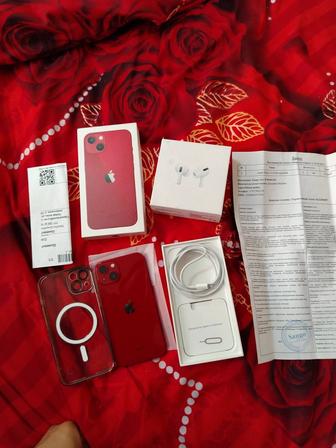 Apple 13 Red (красный цвет)512гб оперативный память, цена договорная