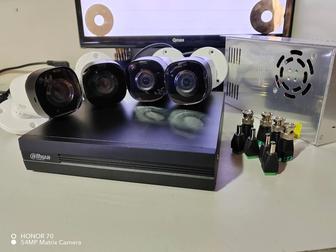 Комплект видеонаблюдения 4 камеры Dahua