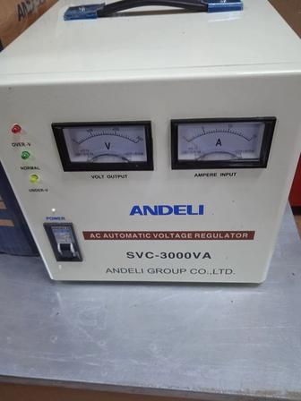 Стабилизатор напряжения механический andeli SVC — 3000 VA