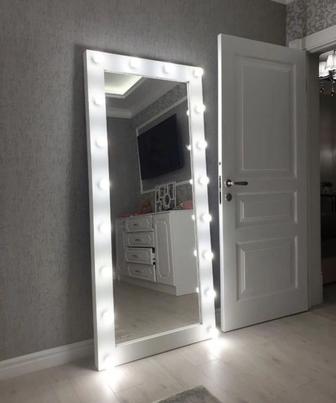 Зеркало с подсветкой + лампы
