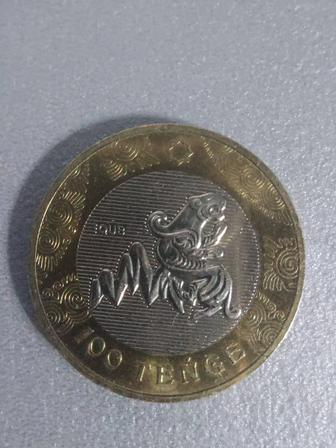Коллекционная монета 100тг Барс