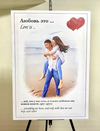 Постеры на заказ Love IS