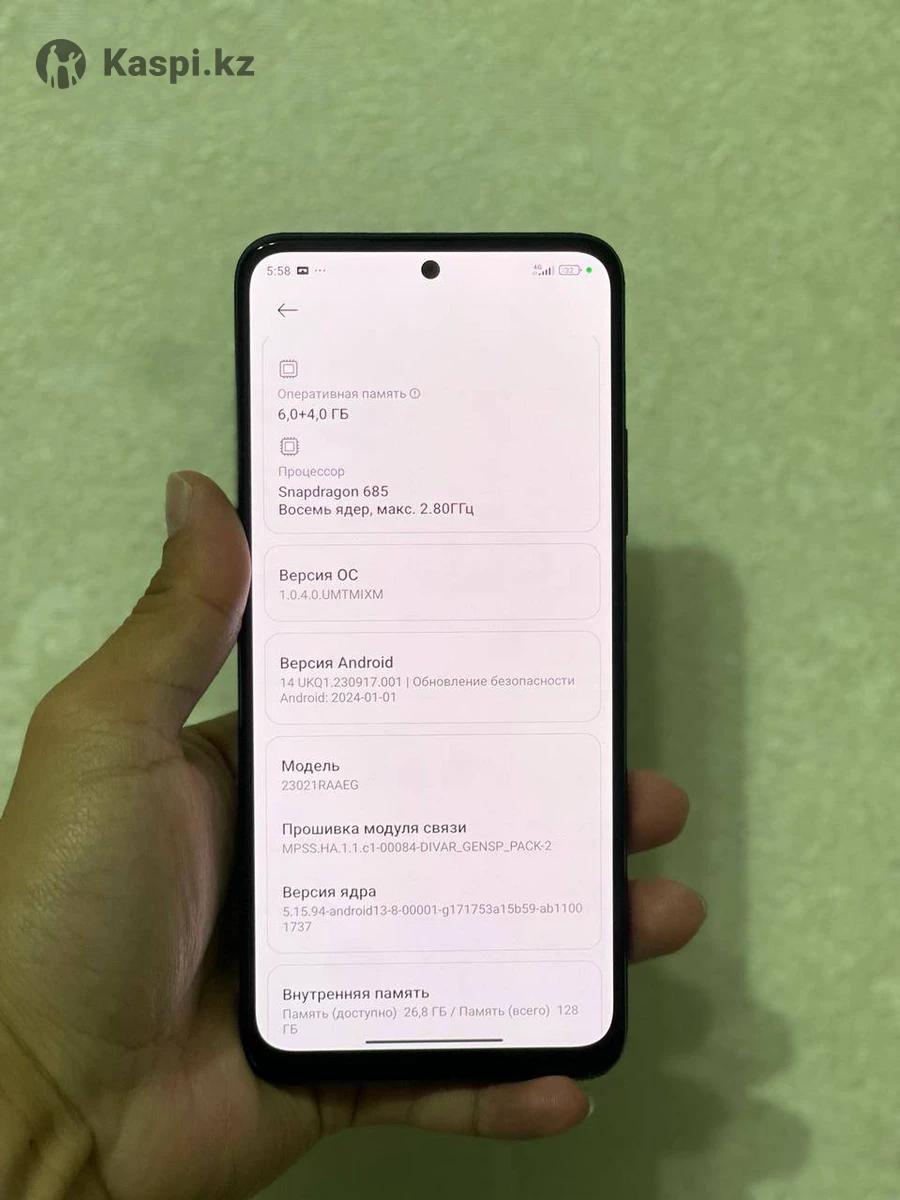 Redmi note 12 / 6 128 GB: №114668503 — мобильные телефоны в Уральске —  Kaspi Объявления