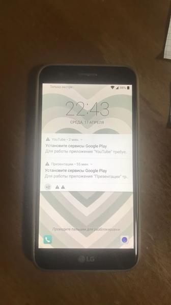 Продам телефон LG K10(2017)