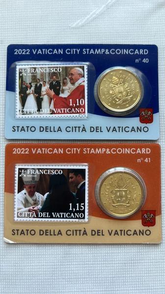 Монета 50 центов € Ватикан