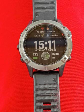 Подам или обмен Часы Garmin Fenix 6 sapphire