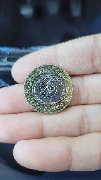 коллекционный монета 100 тенге