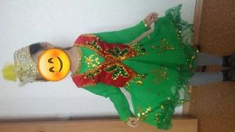 Узбекская детская платье на девочек 3-4 годика, прокат