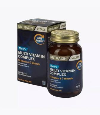 Nutraxin/Витаминов 14/минералов 7/Premium/комплекс/мужчинам/витамины