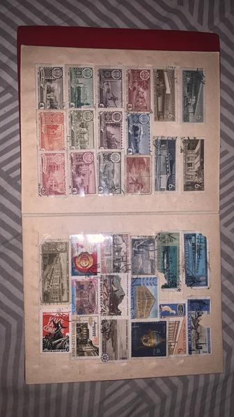 большая коллекция коллекционных почтовых марок в отличном состоянии