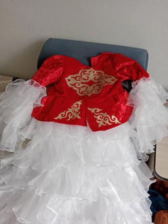 Продажа казахское национальное платье на девочку возраст 9-11 лет