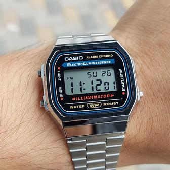Японские Электронные наручные часы Casio A-168WA. Подарок. Винтажные