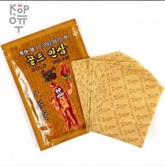 Gold Insam Pad Пластырь с красным корейским женьшенем