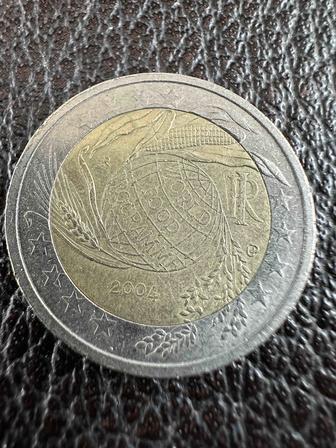 Итальянская коллекционная монета - 2004 год - 2 евро - World Food Programme