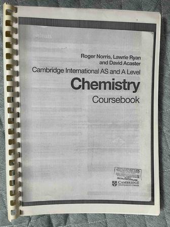 Продаю книгу Cambridge International Chemistry Coursebook AS and A level